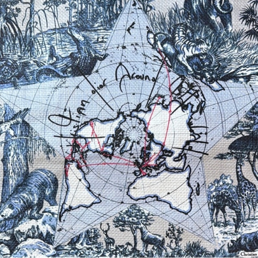 Dior “Around the World”Elegant Tote and Gift Box - Picture 7 of 8